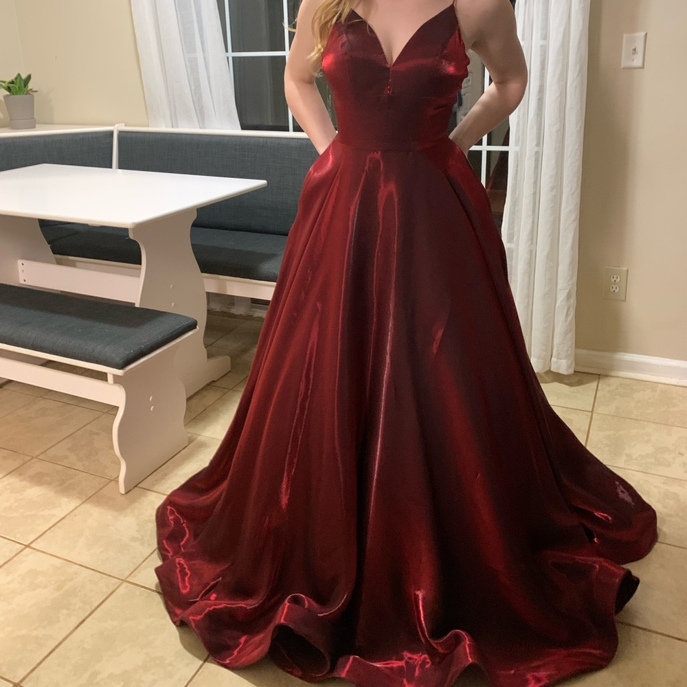 Red prom dress